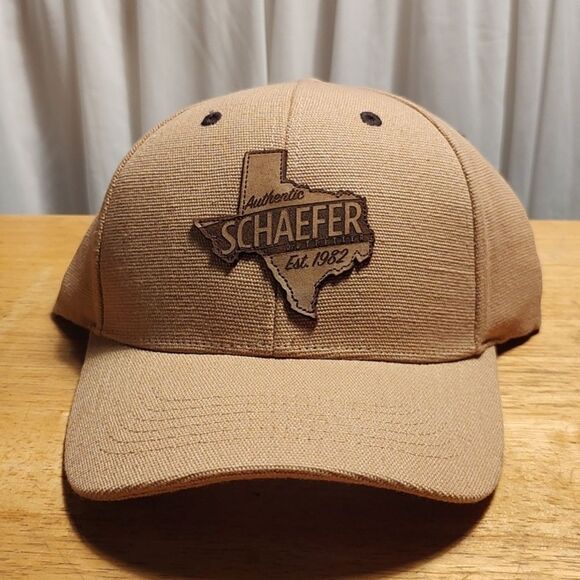 Schaefer Outfitters Khaki Tan Velcroback Hat - New - Picture 1 of 7